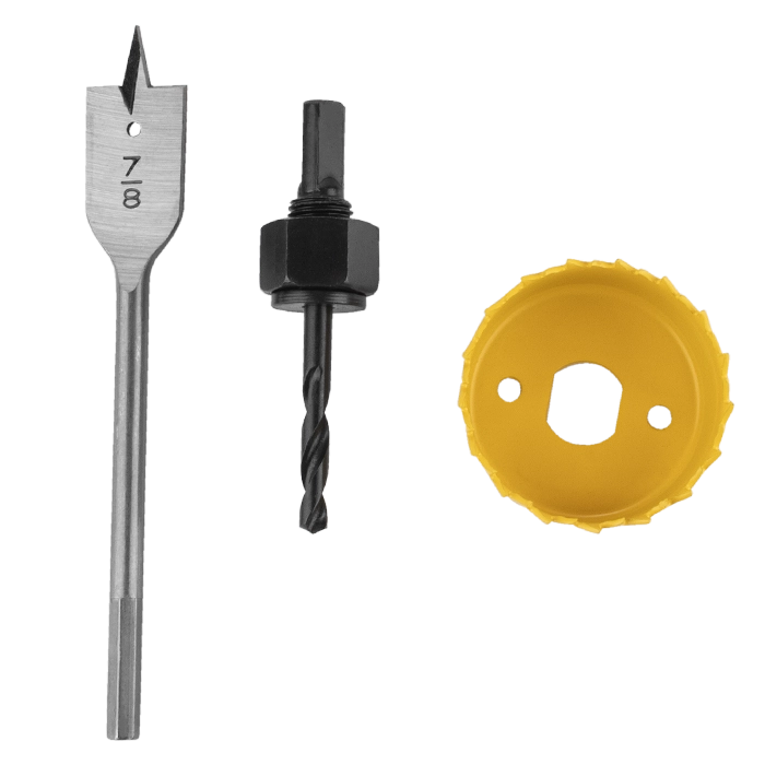 Juego Instalar Cerradura 7/8",2-1/8"x3p