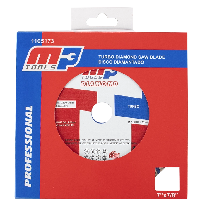 Img 3 del producto DISCO DIAMANTADO TURBO MPTOOLS