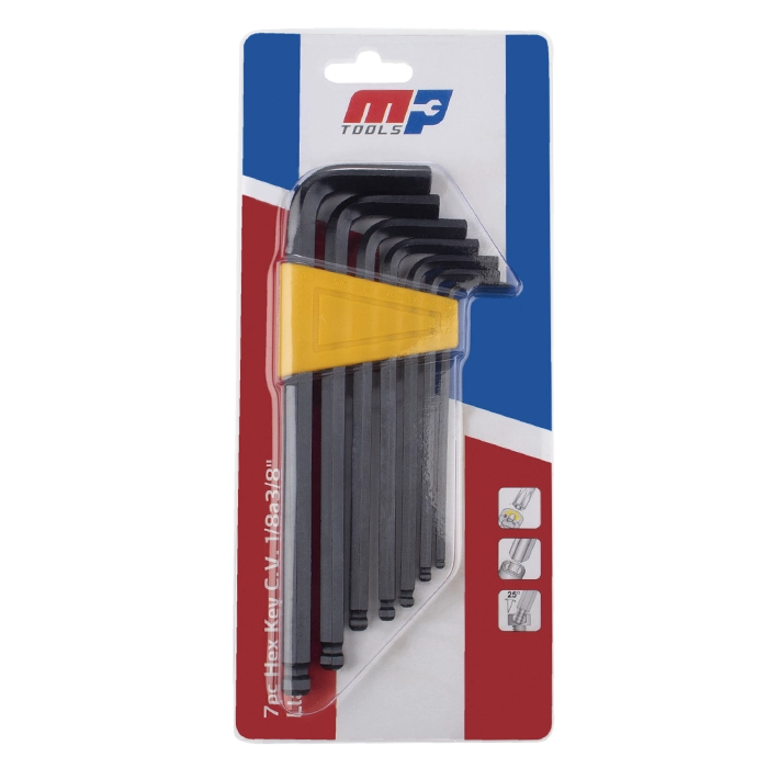 Img 3 del producto LLAVES HEX. C/PTA RED. MPTOOLS CLIP AMARILLO