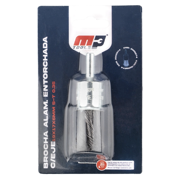 Img 4 del producto BROCHA ALAM. ENTORCHADA C/EJE MPTOOLS